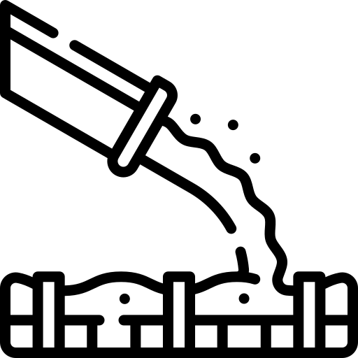 Concrete pump icon